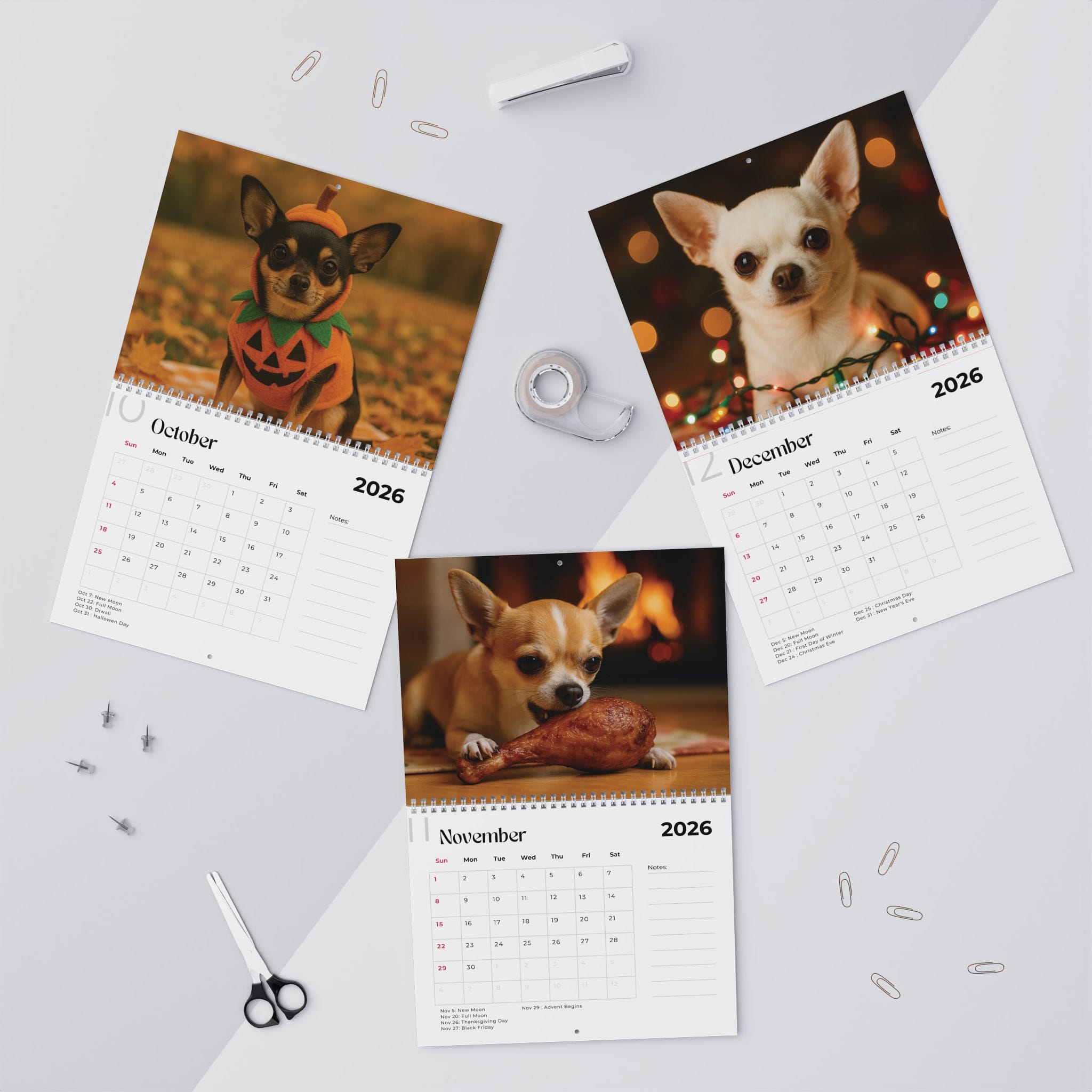 2026 Chihuahua 12 Month Wall Calendar 6 17133510861522012704 2048