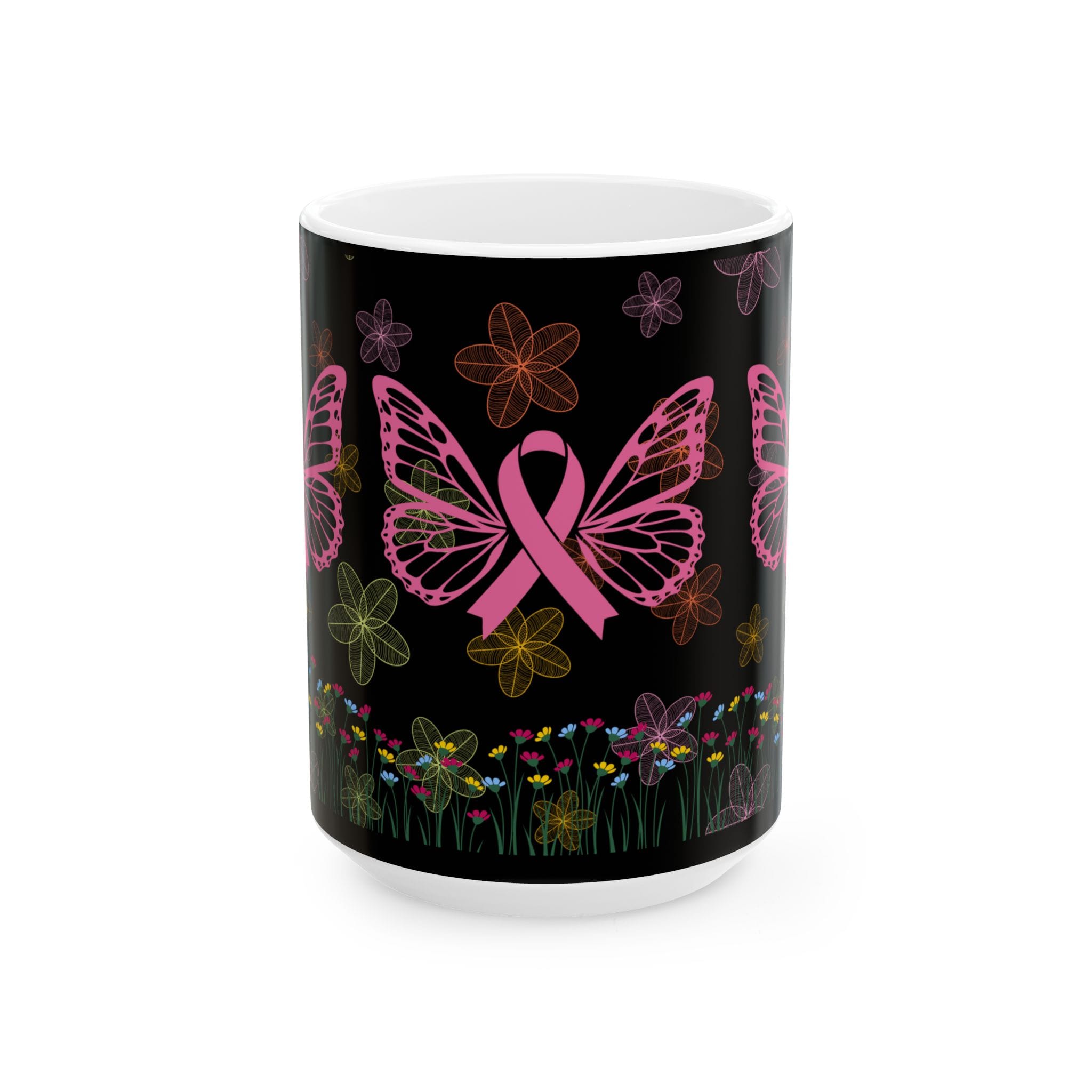 Breast Cancer Awareness Butterfly Mug - 11oz & 15oz 6 15639333259777981432 2048