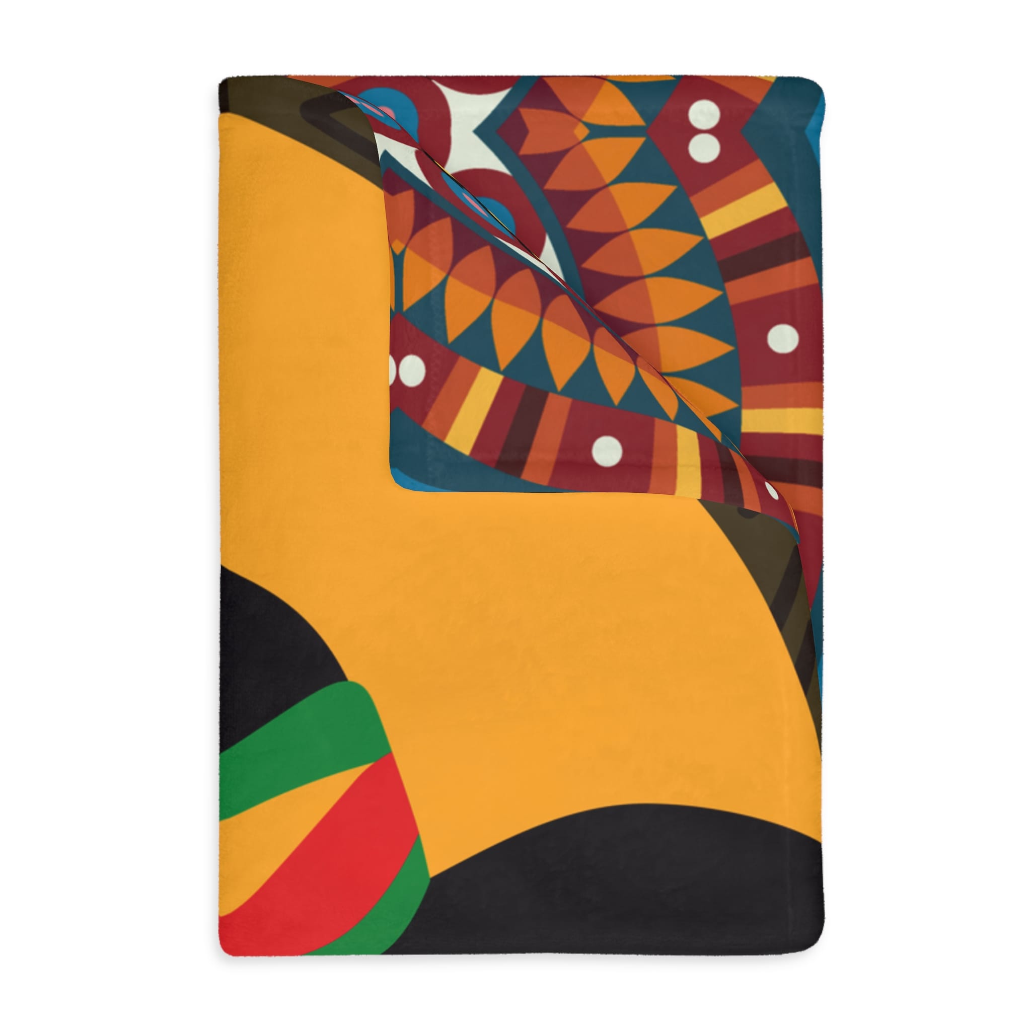 African Woman Vibes Velveteen Microfiber Blanket - Two-Sided Print | Cozy Home Décor with Positive Messages 13 12541726739957411850_2048 jpeg