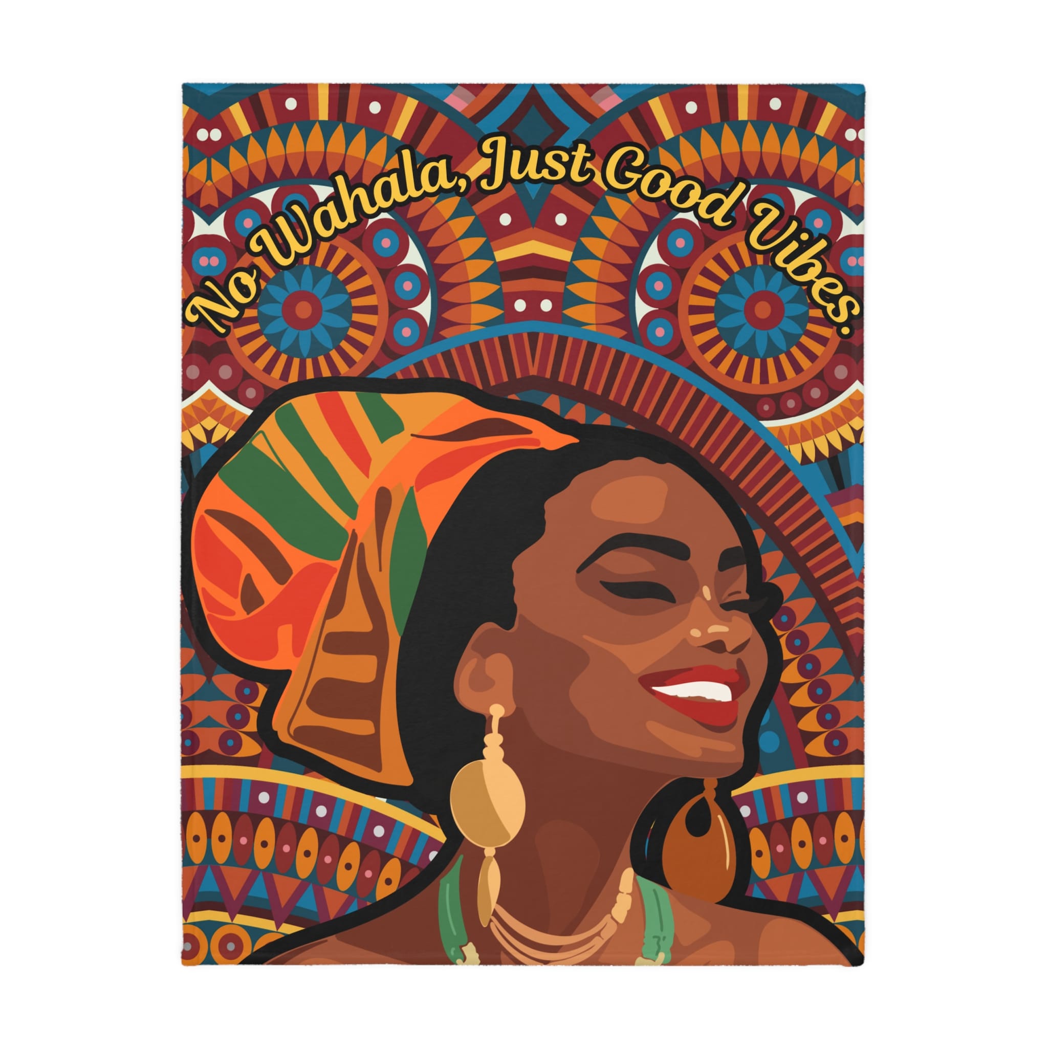 African Woman Vibes Velveteen Microfiber Blanket - Two-Sided Print | Cozy Home Décor with Positive Messages 12 18435817543896996202_2048 jpeg
