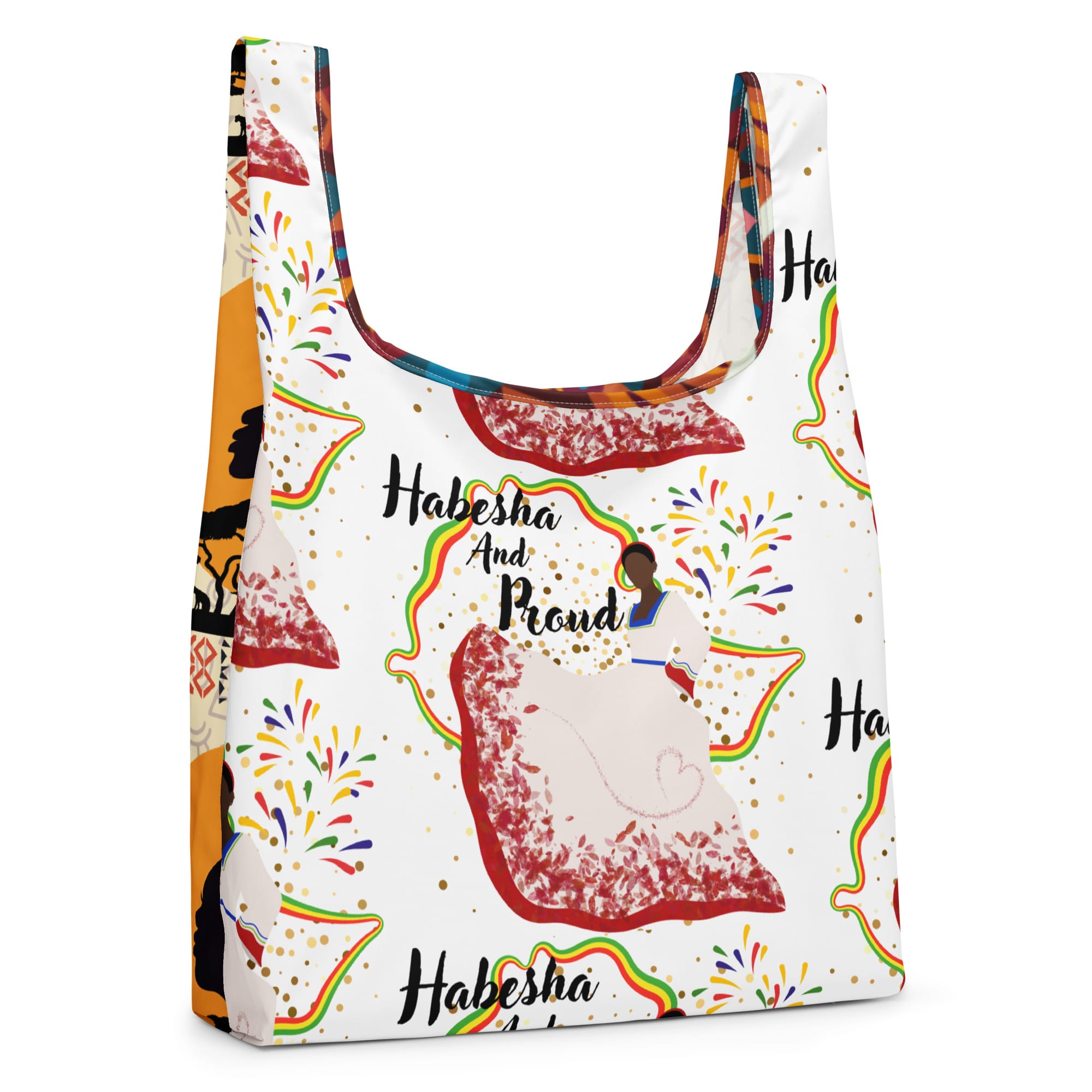 Habesha and Proud Double Sided Women's Shopping bag 10 all-over-print-shopping-bag-white-right-front-690917b3961aa jpg