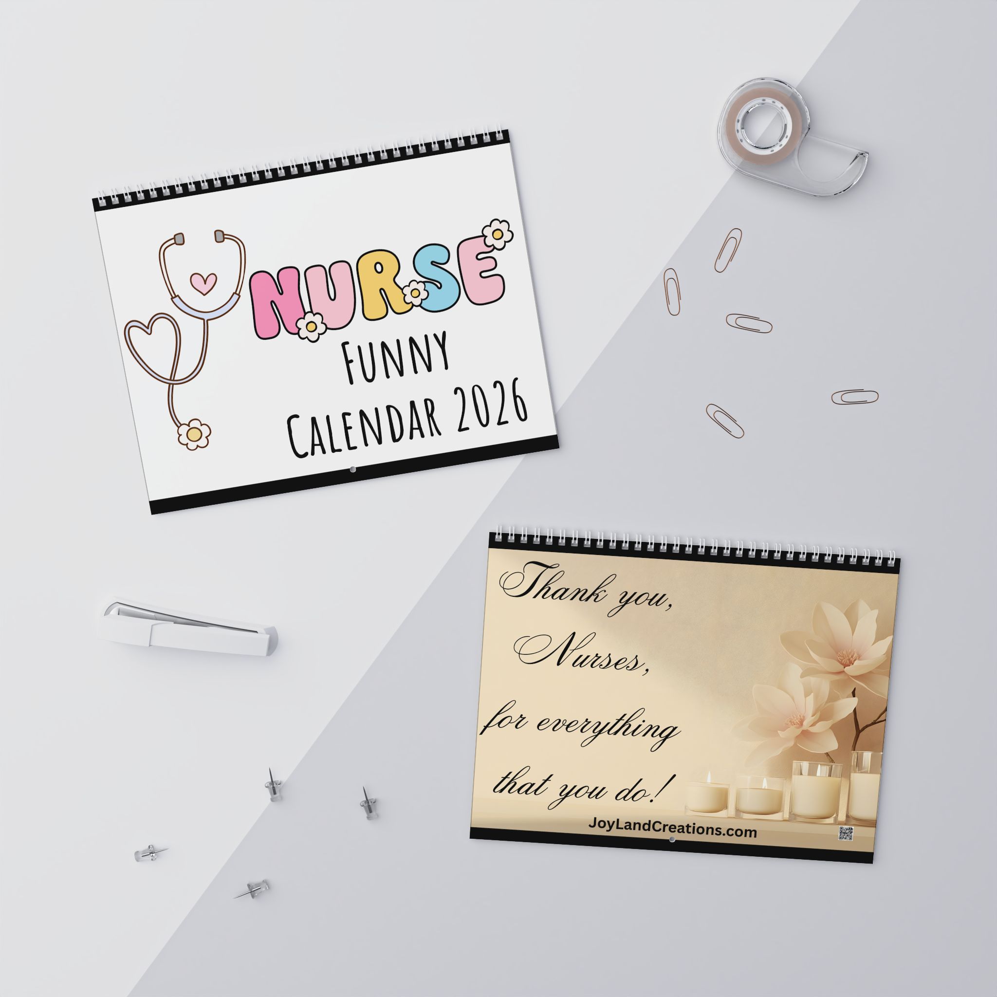 Funny Nurse 2026 Wall Calendar — Humorous Nurse Quotes with Notes Section 3 3254639621350910660_2048 jpeg