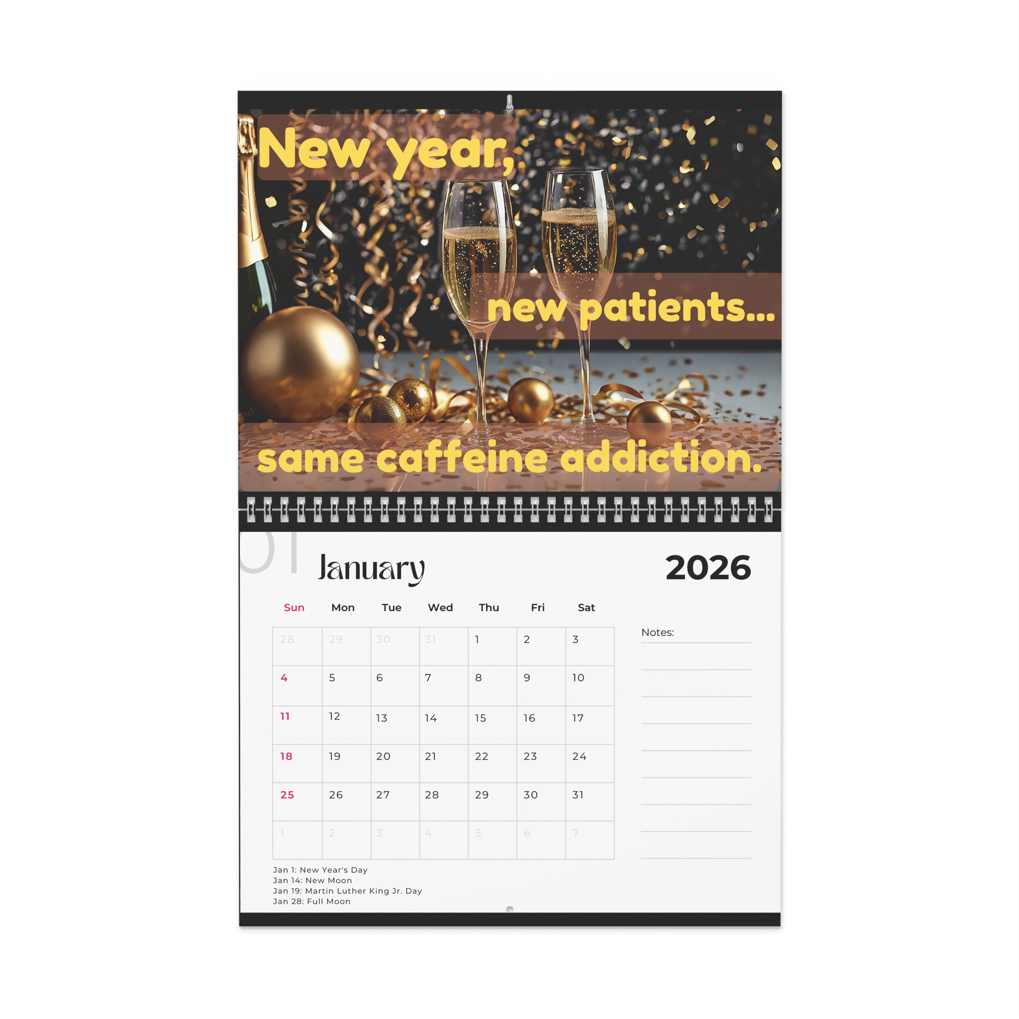 Funny Nurse 2026 Wall Calendar — Humorous Nurse Quotes with Notes Section 2 9975907482577149723_2048 jpeg